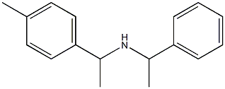 [1-(4-methylphenyl)ethyl](1-phenylethyl)amine 结构式