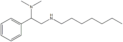 [2-(dimethylamino)-2-phenylethyl](heptyl)amine 结构式