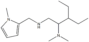 [2-(dimethylamino)-3-ethylpentyl][(1-methyl-1H-pyrrol-2-yl)methyl]amine 结构式