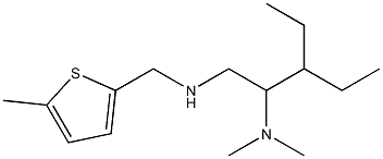 [2-(dimethylamino)-3-ethylpentyl][(5-methylthiophen-2-yl)methyl]amine 结构式