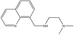 [2-(dimethylamino)ethyl](quinolin-8-ylmethyl)amine 结构式