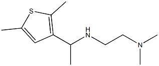 [2-(dimethylamino)ethyl][1-(2,5-dimethylthiophen-3-yl)ethyl]amine 结构式