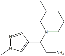 [2-amino-1-(1-methyl-1H-pyrazol-4-yl)ethyl]dipropylamine 结构式