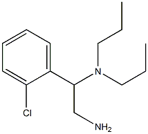 [2-amino-1-(2-chlorophenyl)ethyl]dipropylamine 结构式