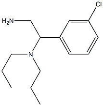 [2-amino-1-(3-chlorophenyl)ethyl]dipropylamine 结构式