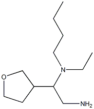 [2-amino-1-(oxolan-3-yl)ethyl](butyl)ethylamine 结构式