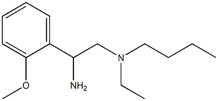 [2-amino-2-(2-methoxyphenyl)ethyl](butyl)ethylamine 结构式