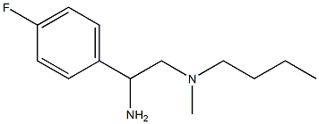 [2-amino-2-(4-fluorophenyl)ethyl](butyl)methylamine 结构式