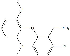 [2-chloro-6-(2,6-dimethoxyphenoxy)phenyl]methanamine 结构式