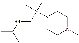 [2-methyl-2-(4-methylpiperazin-1-yl)propyl](propan-2-yl)amine 结构式