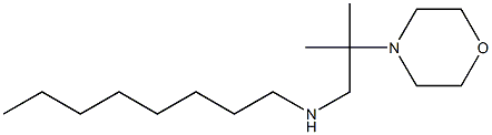 [2-methyl-2-(morpholin-4-yl)propyl](octyl)amine 结构式