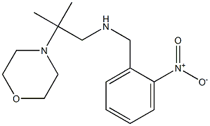 [2-methyl-2-(morpholin-4-yl)propyl][(2-nitrophenyl)methyl]amine 结构式