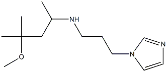 [3-(1H-imidazol-1-yl)propyl](4-methoxy-4-methylpentan-2-yl)amine 结构式