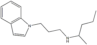 [3-(1H-indol-1-yl)propyl](pentan-2-yl)amine 结构式
