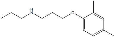 [3-(2,4-dimethylphenoxy)propyl](propyl)amine 结构式