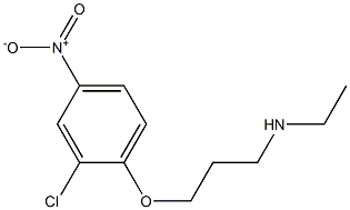 [3-(2-chloro-4-nitrophenoxy)propyl](ethyl)amine 结构式