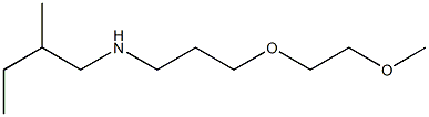 [3-(2-methoxyethoxy)propyl](2-methylbutyl)amine 结构式