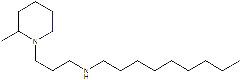 [3-(2-methylpiperidin-1-yl)propyl](nonyl)amine 结构式