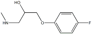 [3-(4-fluorophenoxy)-2-hydroxypropyl](methyl)amine 结构式