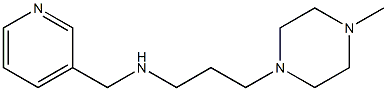 [3-(4-methylpiperazin-1-yl)propyl](pyridin-3-ylmethyl)amine 结构式