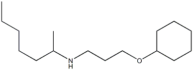 [3-(cyclohexyloxy)propyl](heptan-2-yl)amine 结构式