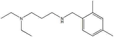 [3-(diethylamino)propyl][(2,4-dimethylphenyl)methyl]amine 结构式