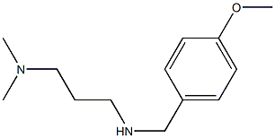 [3-(dimethylamino)propyl][(4-methoxyphenyl)methyl]amine 结构式