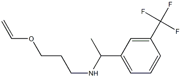 [3-(ethenyloxy)propyl]({1-[3-(trifluoromethyl)phenyl]ethyl})amine 结构式