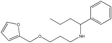 [3-(furan-2-ylmethoxy)propyl](1-phenylbutyl)amine 结构式