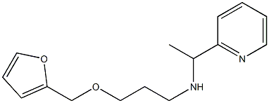 [3-(furan-2-ylmethoxy)propyl][1-(pyridin-2-yl)ethyl]amine 结构式