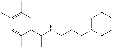 [3-(piperidin-1-yl)propyl][1-(2,4,5-trimethylphenyl)ethyl]amine 结构式