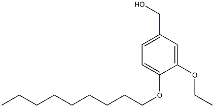 [3-ethoxy-4-(nonyloxy)phenyl]methanol 结构式