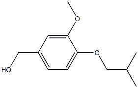 [3-methoxy-4-(2-methylpropoxy)phenyl]methanol 结构式