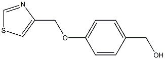 [4-(1,3-thiazol-4-ylmethoxy)phenyl]methanol 结构式