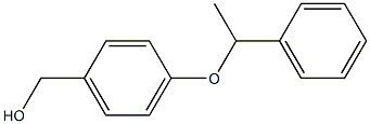 [4-(1-phenylethoxy)phenyl]methanol 结构式