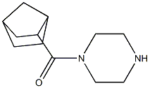 1-{bicyclo[2.2.1]heptan-2-ylcarbonyl}piperazine 结构式