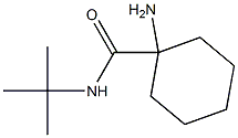 1-amino-N-(tert-butyl)cyclohexanecarboxamide 结构式