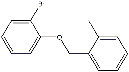 1-bromo-2-[(2-methylphenyl)methoxy]benzene 结构式