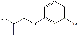 1-bromo-3-[(2-chloroprop-2-enyl)oxy]benzene 结构式