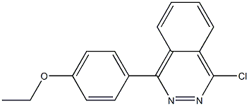 1-chloro-4-(4-ethoxyphenyl)phthalazine 结构式