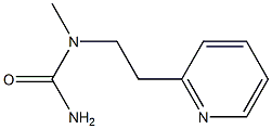 1-methyl-1-[2-(pyridin-2-yl)ethyl]urea 结构式