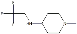 1-methyl-N-(2,2,2-trifluoroethyl)piperidin-4-amine 结构式