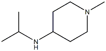 1-methyl-N-(propan-2-yl)piperidin-4-amine 结构式
