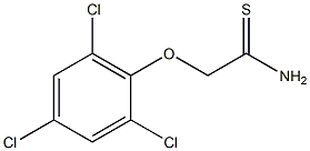 2-(2,4,6-trichlorophenoxy)ethanethioamide 结构式