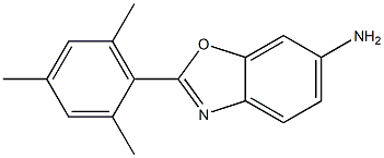 2-(2,4,6-trimethylphenyl)-1,3-benzoxazol-6-amine 结构式