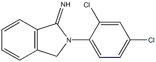 2-(2,4-dichlorophenyl)-2,3-dihydro-1H-isoindol-1-imine 结构式