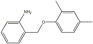 2-(2,4-dimethylphenoxymethyl)aniline 结构式