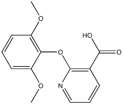 2-(2,6-dimethoxyphenoxy)nicotinic acid 结构式