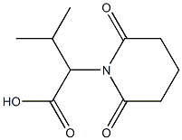 2-(2,6-dioxopiperidin-1-yl)-3-methylbutanoic acid 结构式