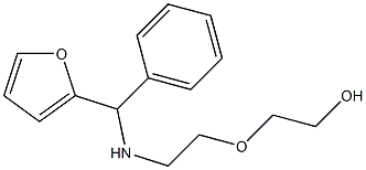 2-(2-{[furan-2-yl(phenyl)methyl]amino}ethoxy)ethan-1-ol 结构式